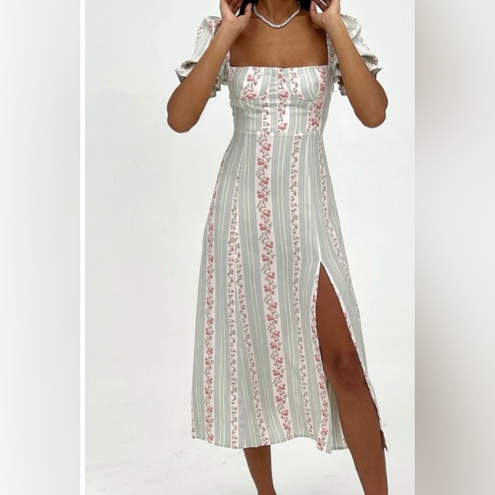 NWOT WeWoreWhat midi dress with slit
